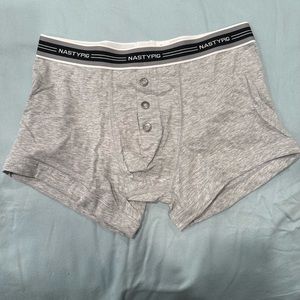 Nasty Pig Heather grey boxer brief